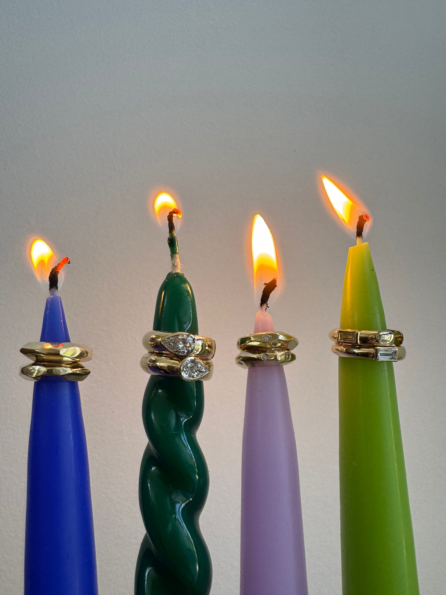 Baguette Diamonds hoops