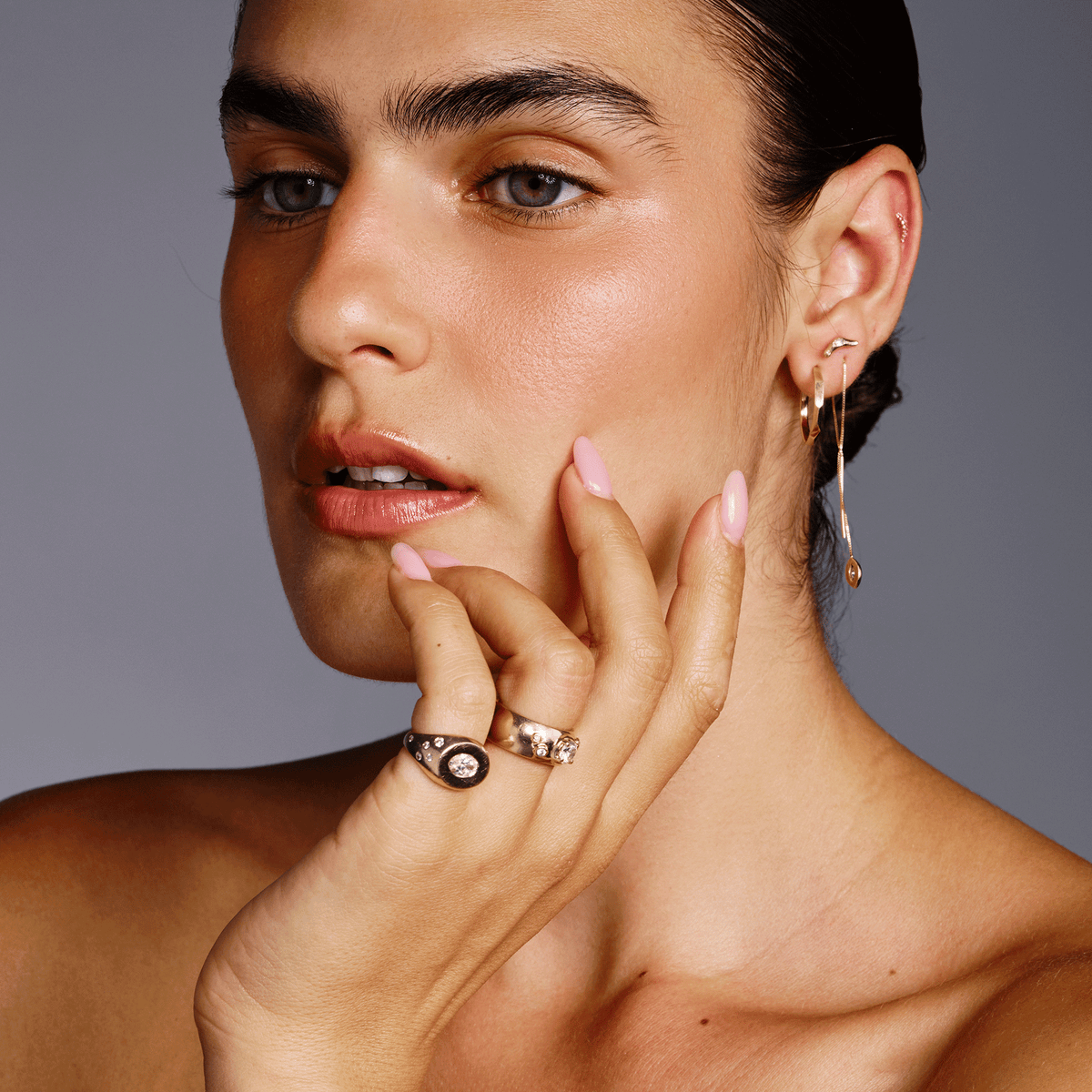 OVAL SPARK RING