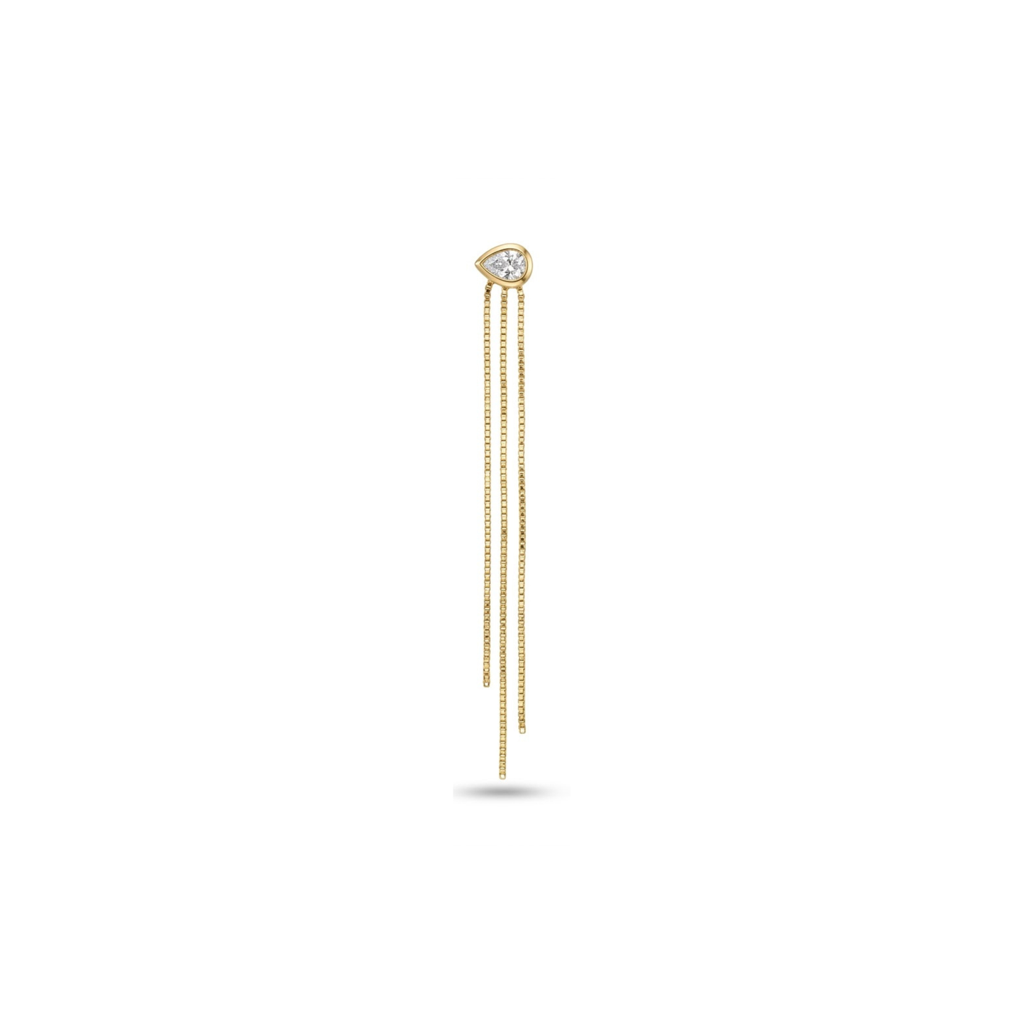 Golden Thread Burst - Pear Shape Diamond
