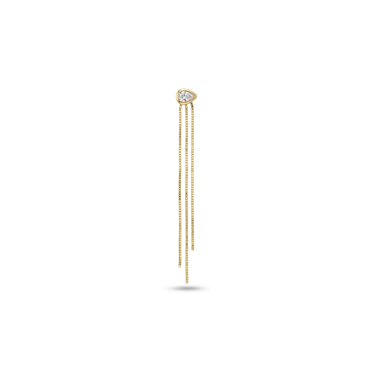 Golden Thread Burst - Pear Shape Diamond