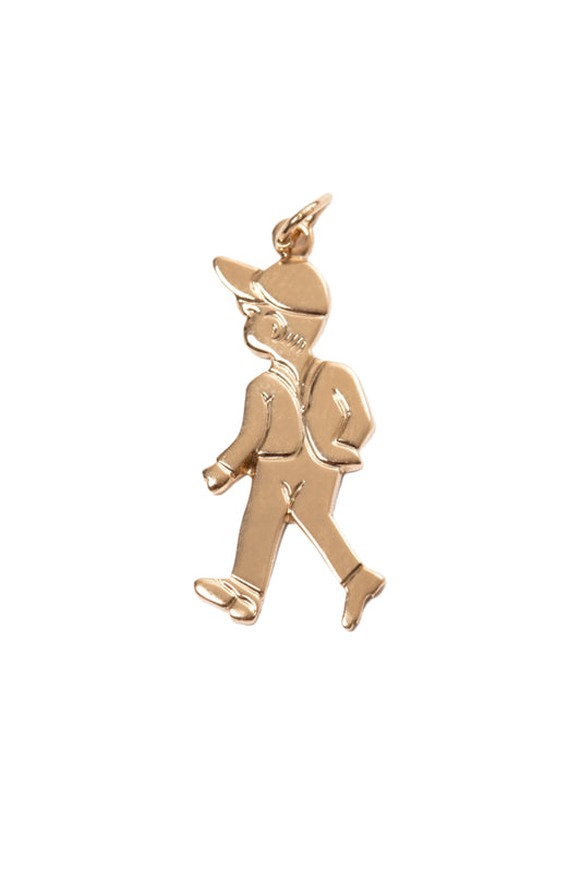 Golden boy pendant