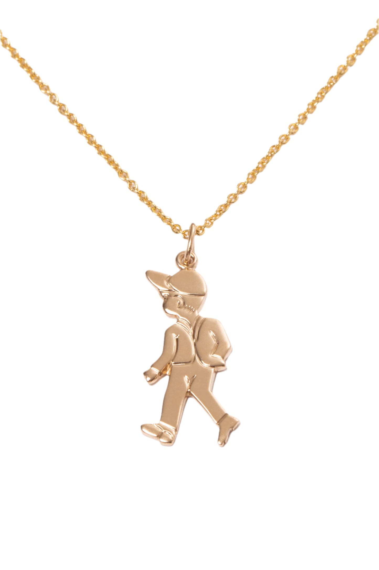 Golden boy pendant