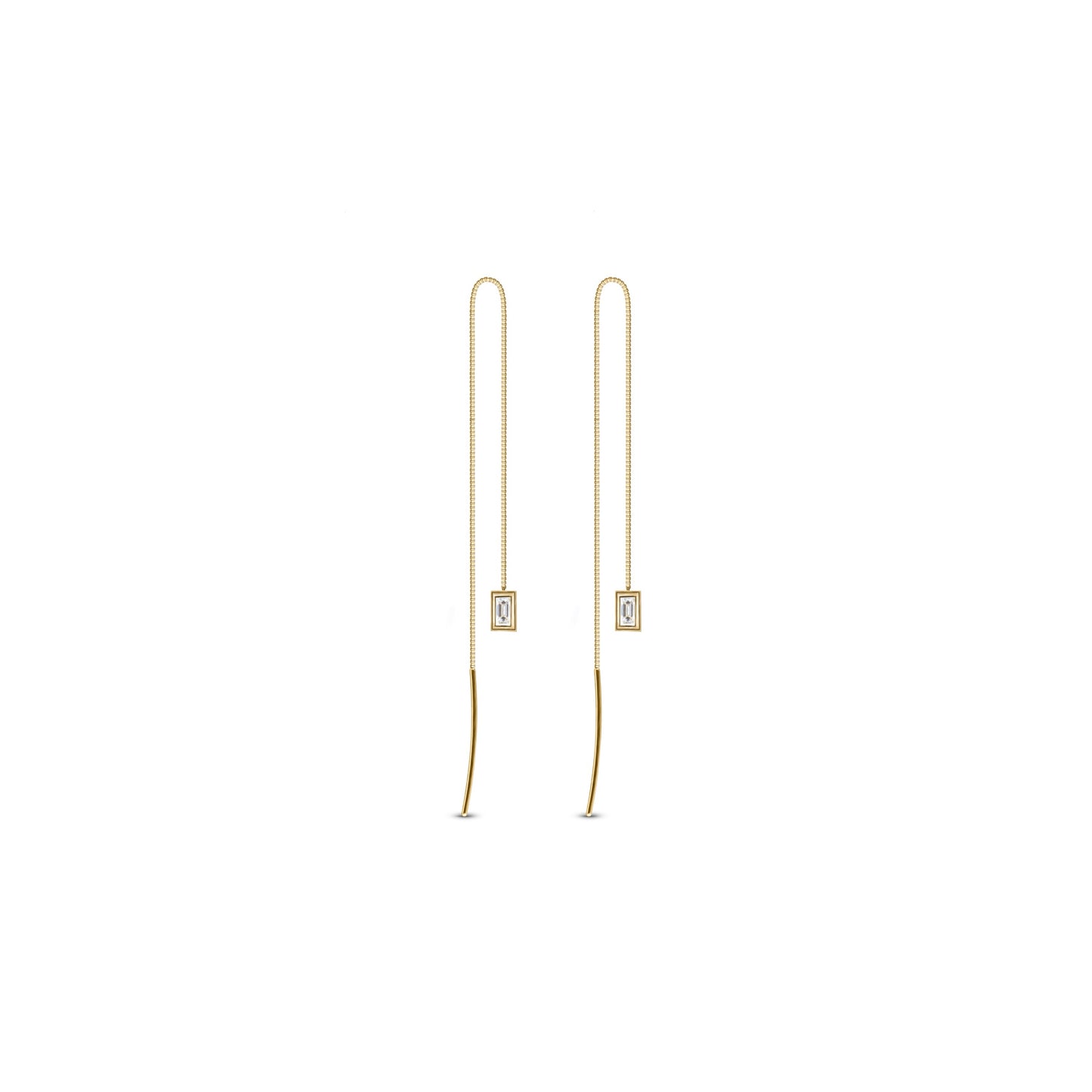 Baguette Diamond golden thread
