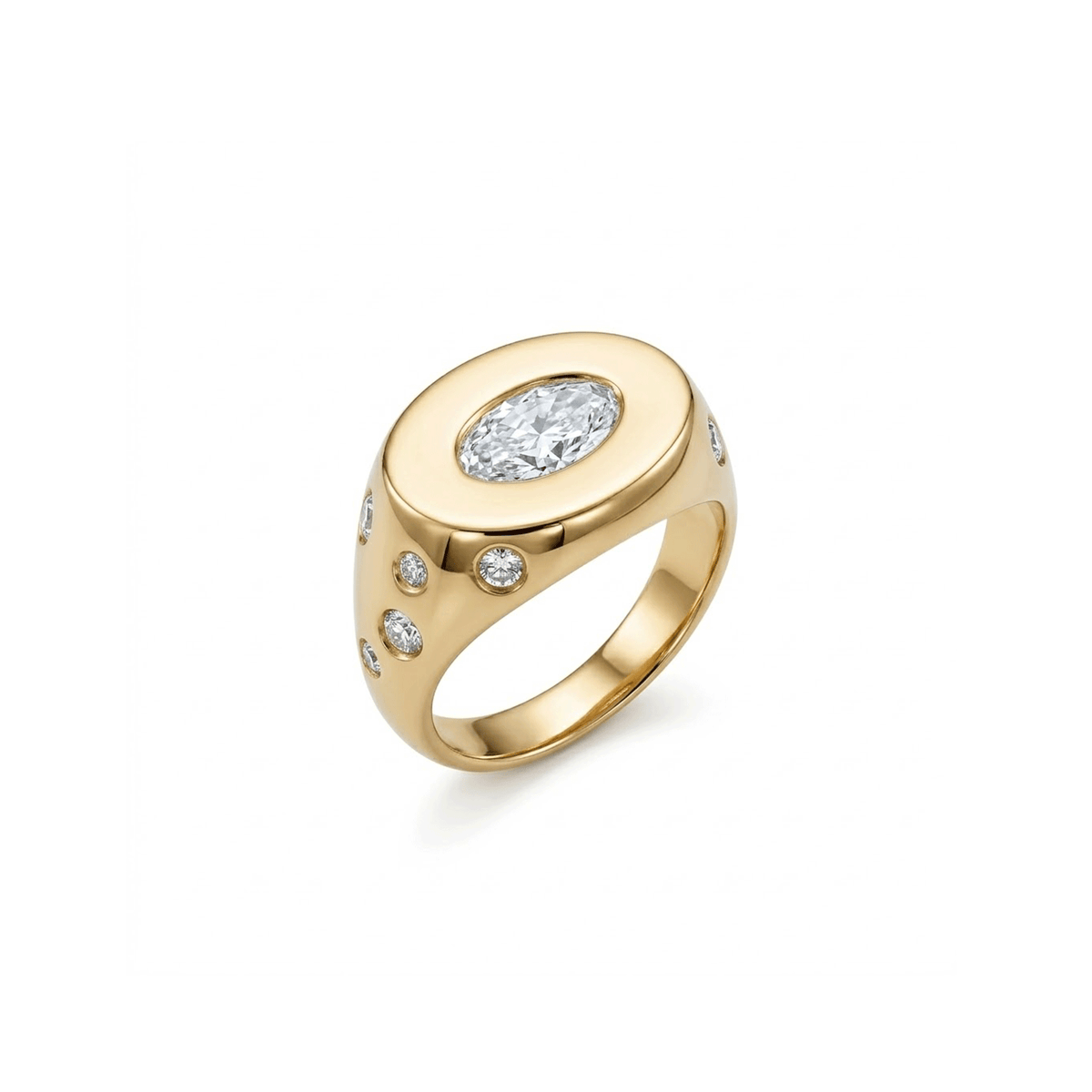 OVAL SPARK RING